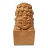 Ready-Made Carved Pixiu (貔貅) Wooden Stamp with Rubber Padding (Non-Inking Stamp) 48mm x 48mm
