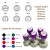 Customised Self-Inking/Pre-Inked ROUND Company Business Rubber Stamp (Assorted Sizes)
