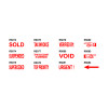 Ready-made 28mm x 8mm Pre-Inked Rubber Stamp for Business / School Use (In RED Ink Only)