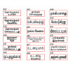 Customised Pre-Inked Tamil Name/Text Rubber Stamp (30mm x 10mm)