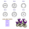 Customised Pre-Inked ROUND Flash Company Business Rubber Stamp (Assorted Sizes) Customised Pre-Inked ROUND Flash Company Business Rubber Stamp (Assorted Sizes)